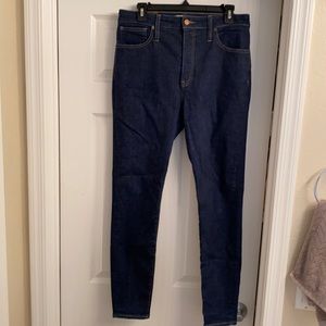 Madewell Curvy High-Rise Skinny Jeans Dark Wash-30